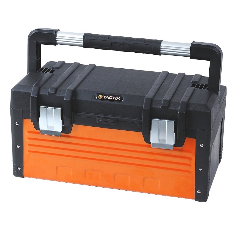 Tactix, Plastic And Metal Tool Box 51*30*26.5 cm