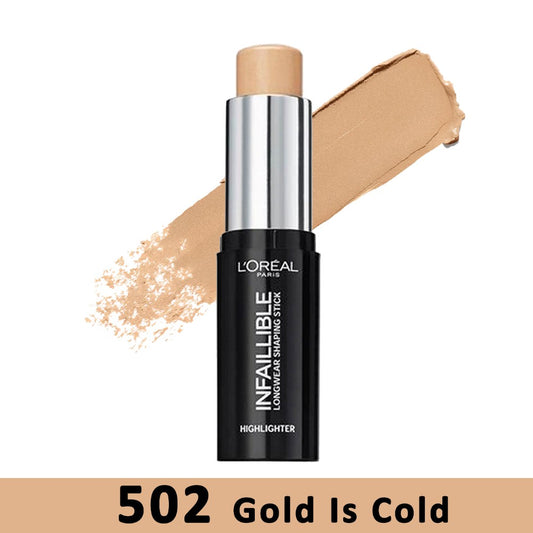 L'Oreal Paris, Infallible Stobe Highlight Stick 502 Gold Is Cold