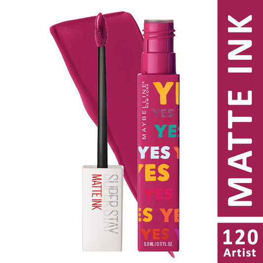Maybelline, Superstay Matte Ink Pink Lipstick 120 Artist