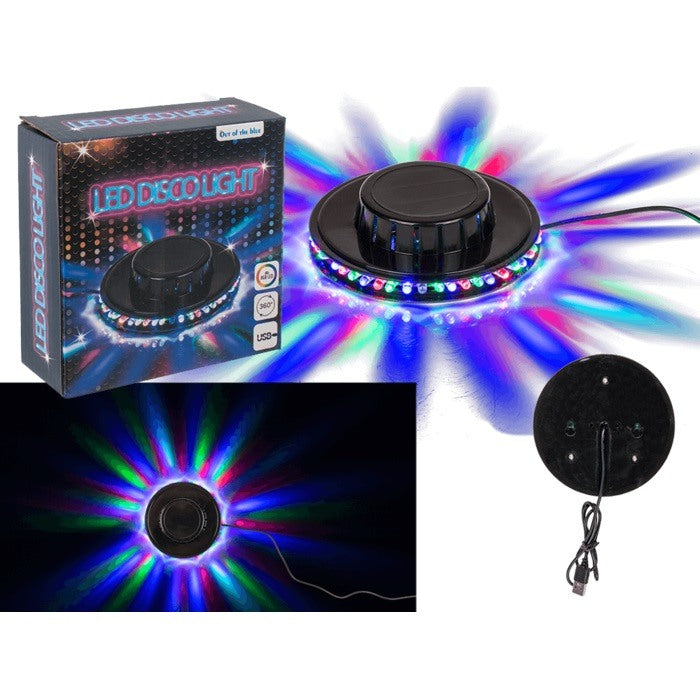 Out Of The Blue, Led Discolight With 48 Led (Rgb) Usb Powered, 3W, Ps Material, 13 X 13 X 3,5 Cm #31836.