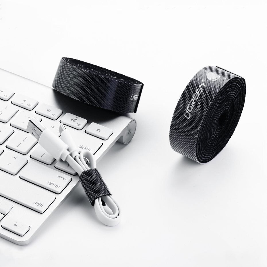 Ugreen, Hook & Loop Staps Cable Organiser, Made Of High Quality Materials