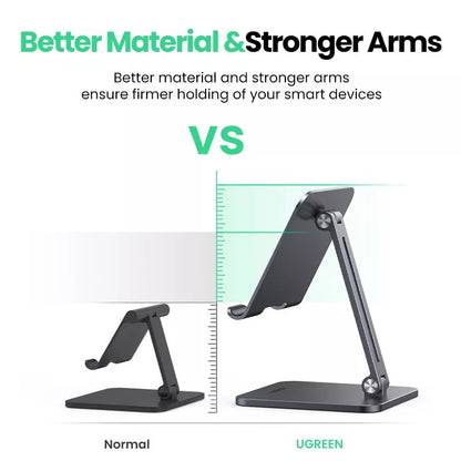 Ugreen, Aluminum Alloy Multi-Angle Phone And Tablet Stand, Height Adjustable & Foldable Holder