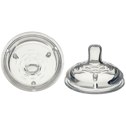 Vital Baby, Nurture Breast Like Teats 2pk- Slow Flow