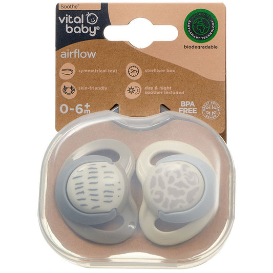 Vital Baby, Soothe Airflow 0-6 Months 2pk
