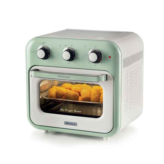 Ariete Vintage Air Fryer Oven 16L, 1400W, Rotisserie, Green, 4632/04