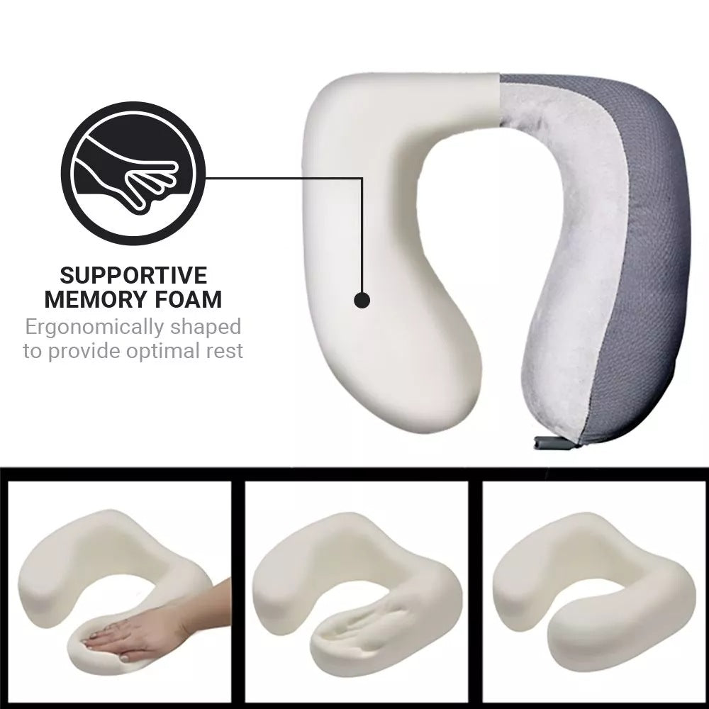 Go Travel, Memory Foam Pillow Grey