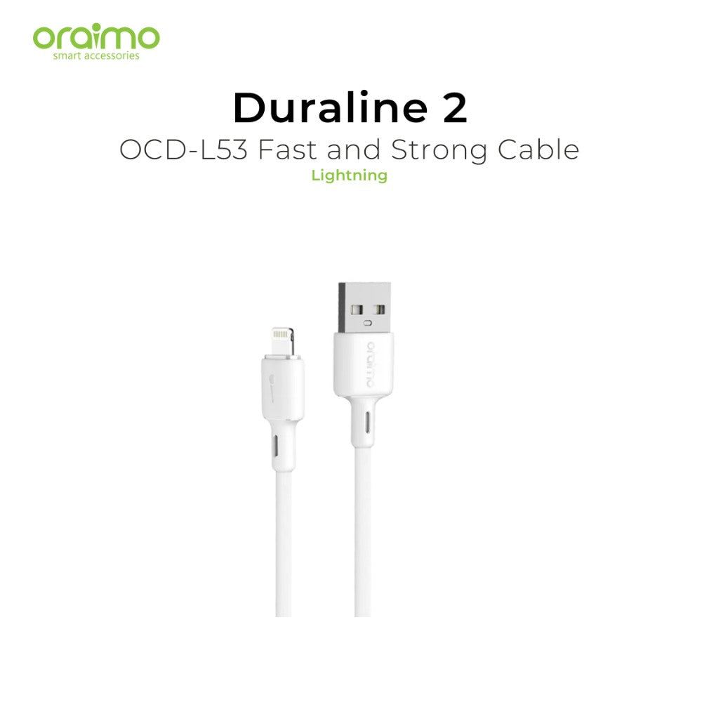 Oraimo, Data Cable White Ocd-L53 Lightning 1M