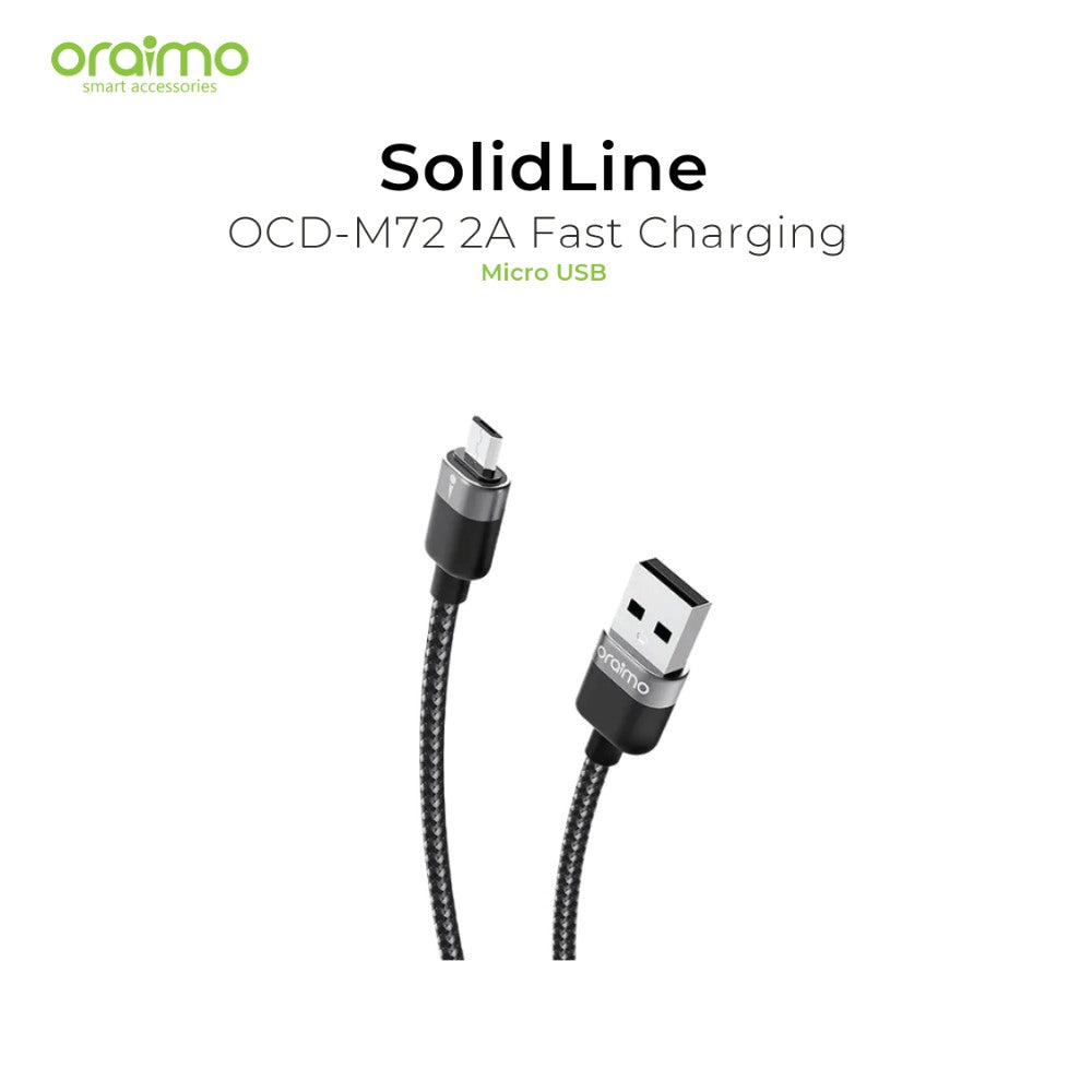 Oraimo, Data Cable Ocd-M72 2A 1M Black