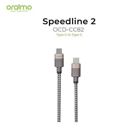 Oraimo, Data Cable Grey Ocd-Cc82 Type-C 1M