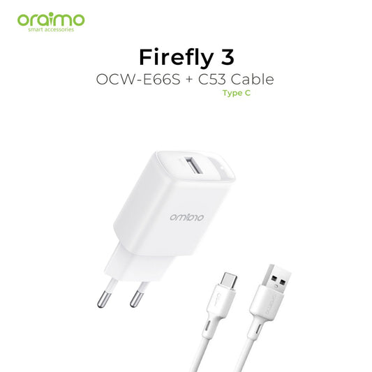 Oraimo, Charger Kit Eu Ocw-E66S+C53 White