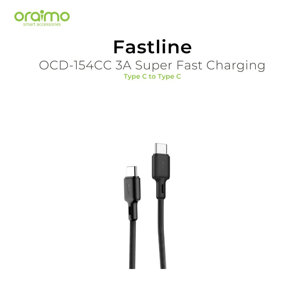 Oraimo, Data Cable Black Ocd-154Cc 1.5M/3A