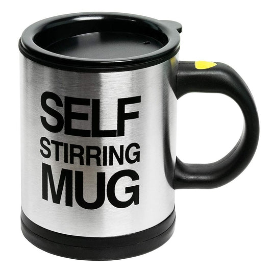Cool Gift, Self Stirring Mug Stainless Steel Coffee Mug, Available in Different Colors