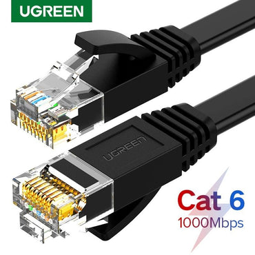 Ugreen, Rg45 Patch Cord Ethernet Cat6 Cable, Sturdy, Durable & Flat Design Ugreen Nw102 - 50172 - 50173 - 50175 - 50176 - 50182