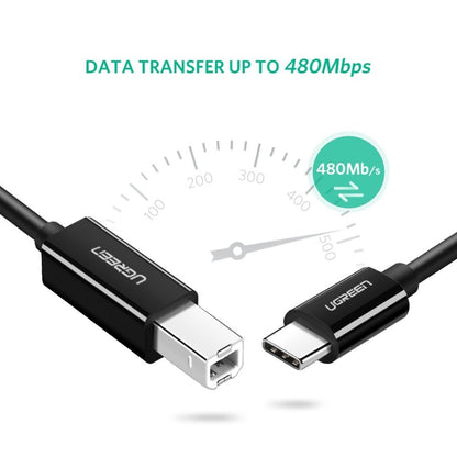 Ugreen, Cable Printer Usb-C 2Meter Super Speed, Flexible & Durable Ugreen Us241 - 50446