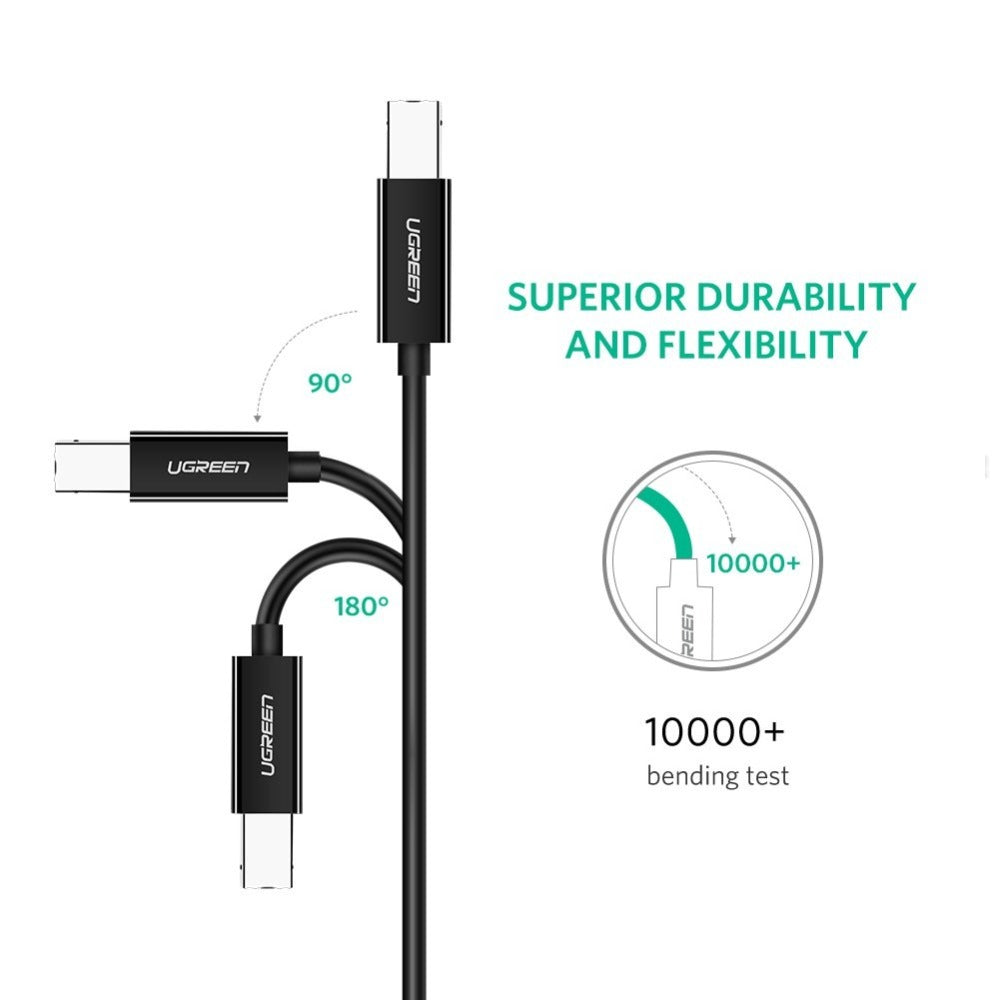 Ugreen, Cable Printer Usb-C 2Meter Super Speed, Flexible & Durable Ugreen Us241 - 50446