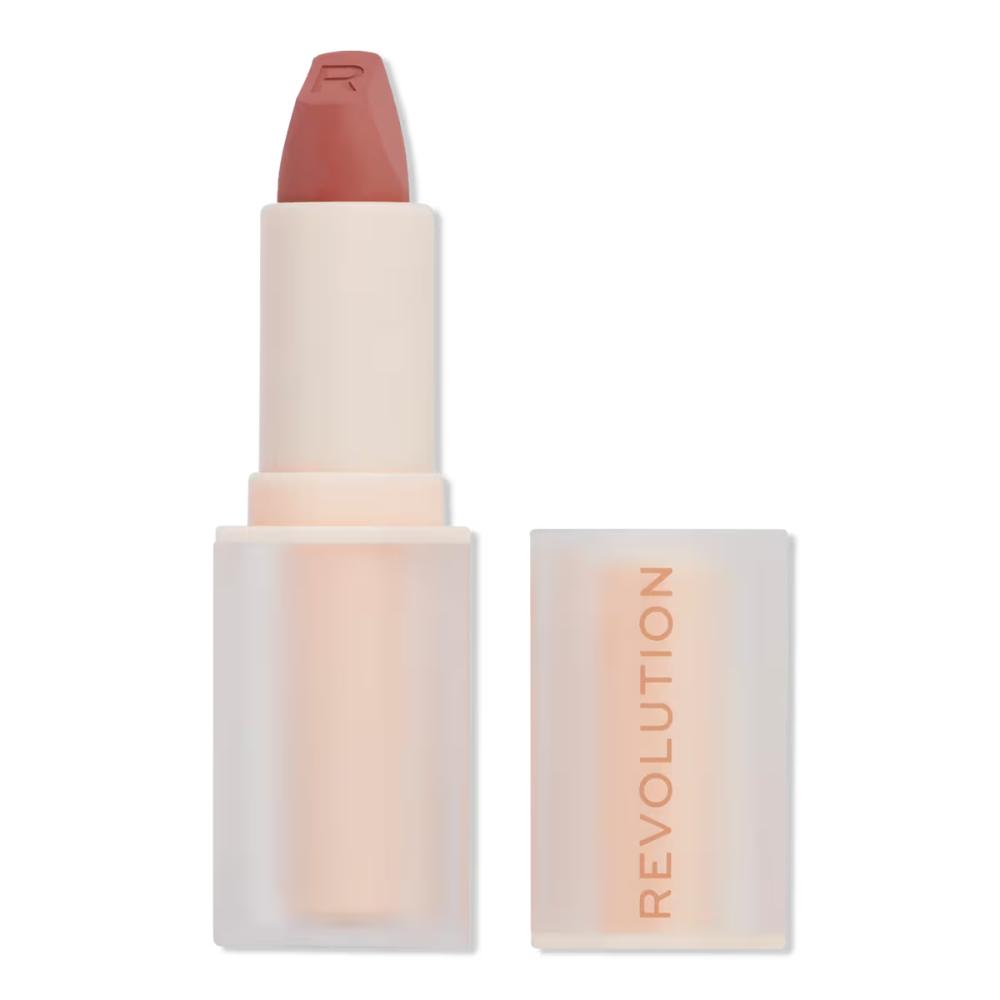 Makeup By Revolution, Lip Allure Soft Satin Lipstick Wifey Dusky Pink