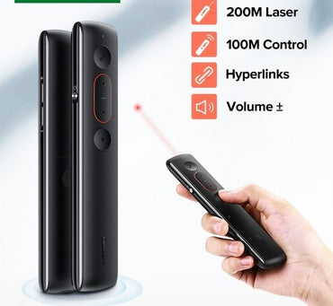Ugreen, Advanced Function Wireless Lazer Presentation Remote With Built-In Laser Pointer Ugreen Lp479 - 50654