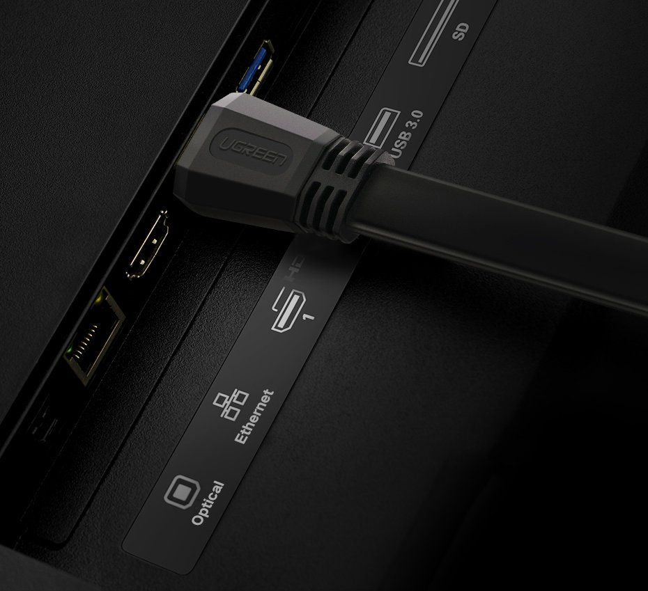 Ugreen, 4K Hdmi 2.0 Flat Cable, Available in Different Sizes
