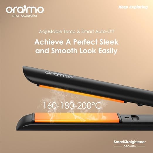 Oraimo, Hair Straightener Opc-Hs1N Black Charger Kit O