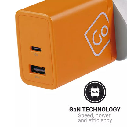 Go Travel, Worldwide USB-A and USB-C Gan Charger + 65W PD