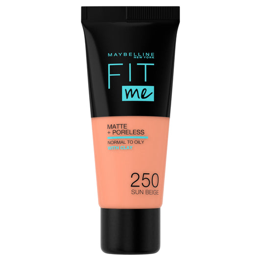 Maybelline, Fit Me Foundation 250 Sun Beige 30Ml