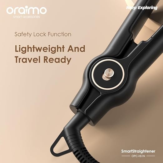 Oraimo, Hair Straightener Opc-Hs1N Black Charger Kit O