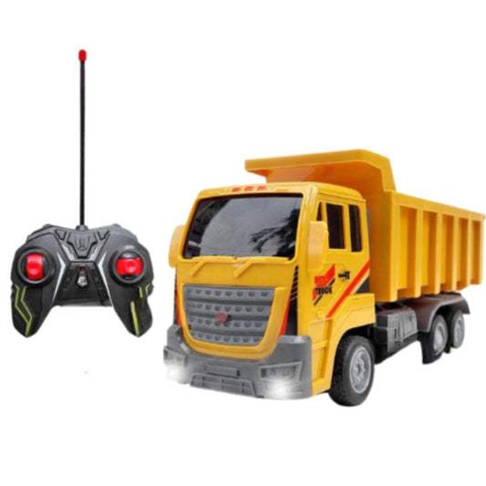1Pc Children'S Remote Controlled Toy 4-Channel Heavy Duty Dump Truck Engineering Vehicle6219