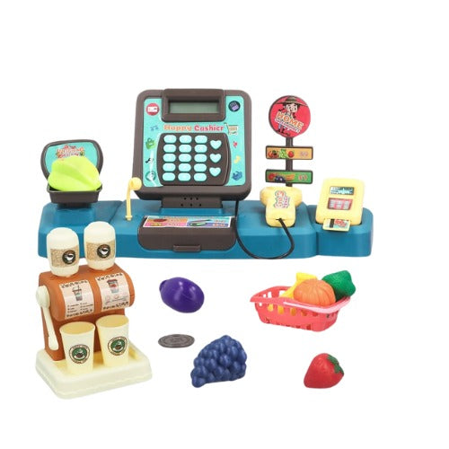 Food Toy Cash Register Table, Available in Different Colors