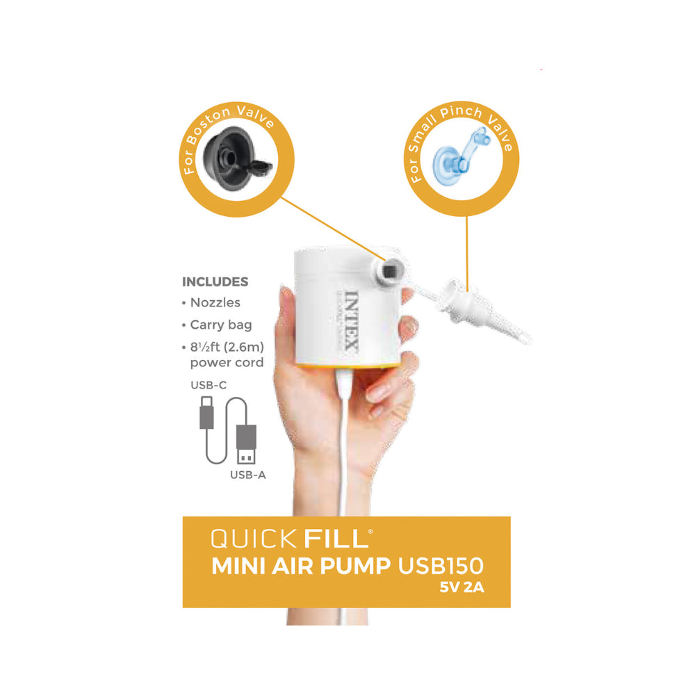 Intex QuickFill USB150 Air Pump, 66616
