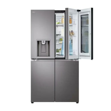 LG 4 Doors Refrigerator, 705L With Hygiene FRESH+ [Black Stainless], GCX-274DFBC