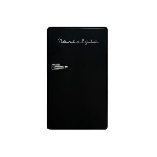 Nostalgia, Retro Fridge One Door - Matte Black