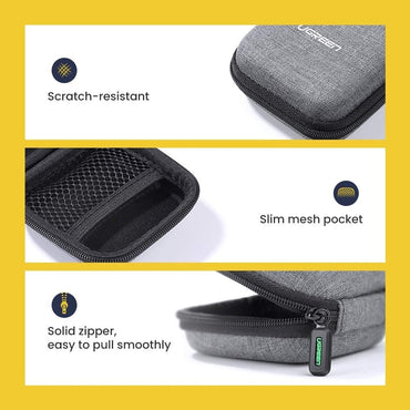 Ugreen, Waterproof Small Size Case For Earphone,  Cable,  Charger,  Earbuds & Memory Card Ugreen Lp128 - 70577