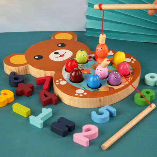 2 In 1 Animal Wood Digital Fishing