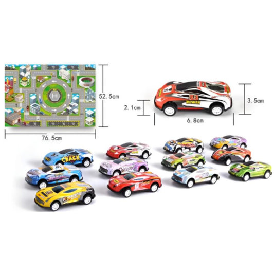 Racing Cars Car Model Toy Small Collection Free Wheel Cast Metal Car 1Piece7088
