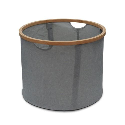 Multipurpose Storage Laundry Basket With Bamboo Frame