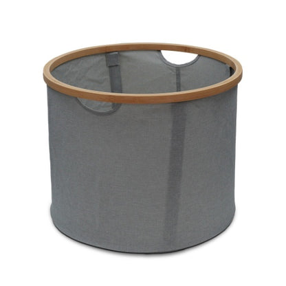 Multipurpose Storage Laundry Basket With Bamboo Frame