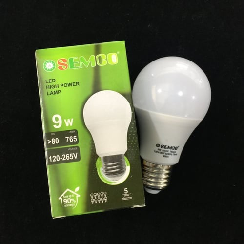 Semco, Led High Power Lamp,9w,E27,White