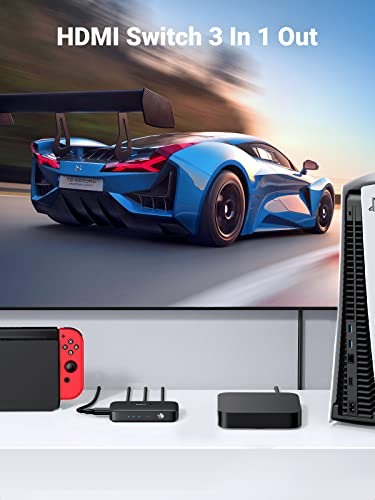 Ugreen, 4K Hdmi Switch 4 In 1 Out With Remote Control Ugreen Cm332 - 80125