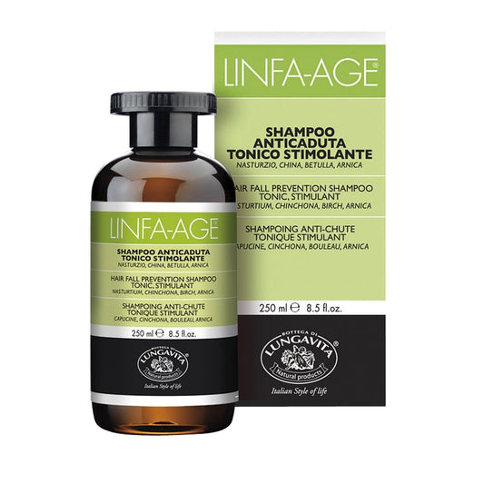 Bottega Di LungaVita, Linfa - Age Tonic Stimulant Hair Fall Prevention Shampoo 250 Ml
