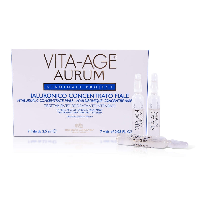 Bottega Di LungaVita, Vita - Age Aurum Hyaluronic Concentrate Vials 7 X 2.5Ml