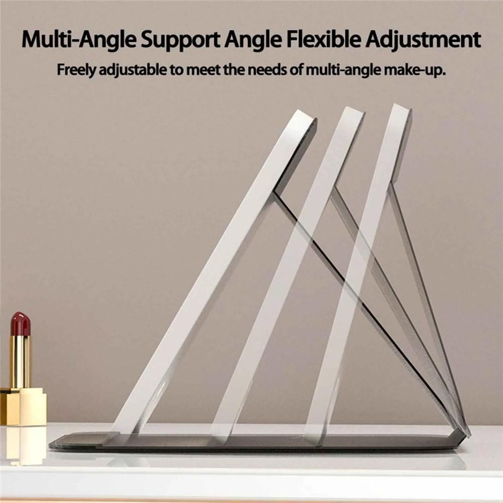 Folding Makeup Mirror – High Definition Mirror with Tri-Color LED Lighting & Touch Control, 806A