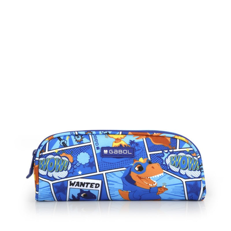 Gabol, Pencil Case Dino Kids 22X8X6Cm #236331-003/2025 Blue