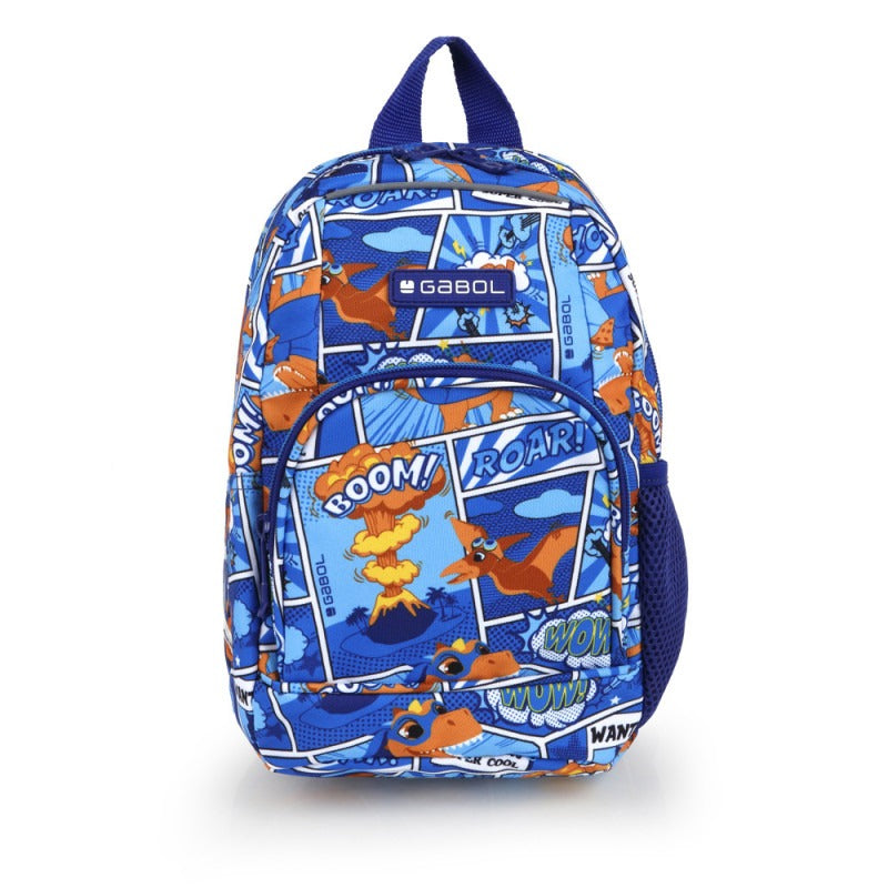 Gabol, Small Backpack 1 Part Dino Kids 22X30X16Cm #236387-003/2025 Blue