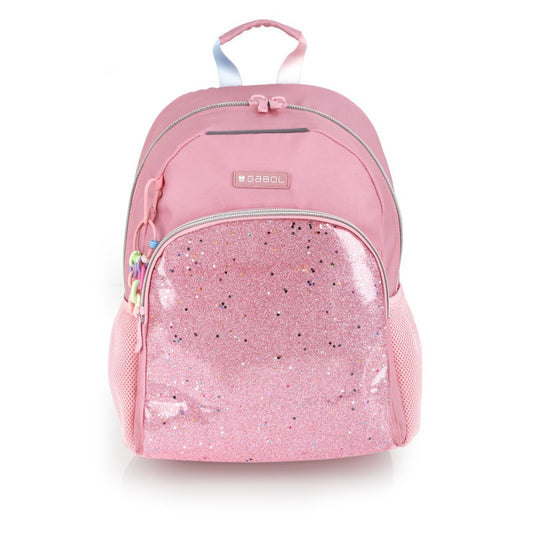 Gabol, School Backpack 1 Parts Glam 31x41x16cm#237606/2026 Pink.