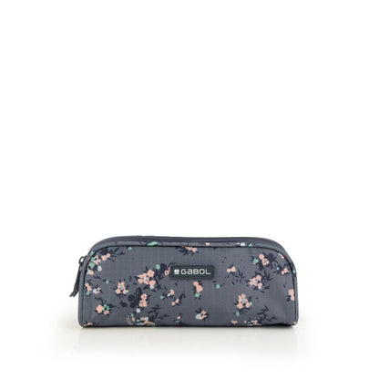 Gabol, School Pencil Case 2 Parts Secret 22x8x6cm#238031/2026 Grey.