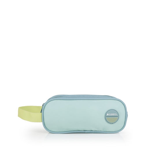 Gabol, School Pencil Case 3 Parts Whisper 22x9x9cm #238111/2026 Mint Green.