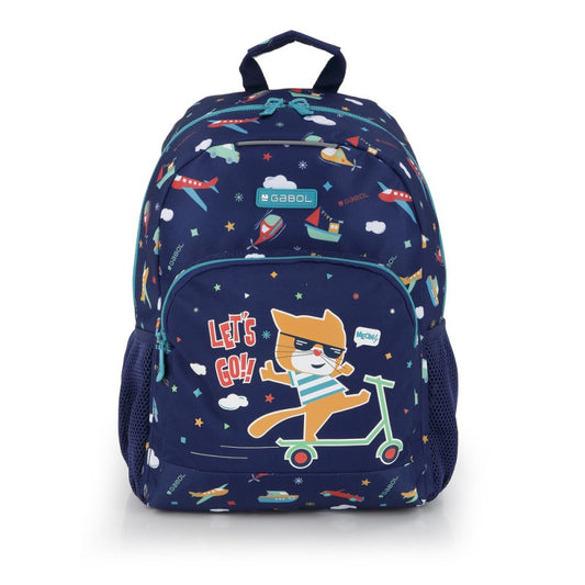 Gabol, School Backpack 1 Parts Speedy 31x41x16cm#238206/2026 Navy blue .