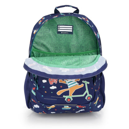 Gabol, School Backpack 3 Parts Speedy 32x44x18cm#238240/2026 Navy blue.