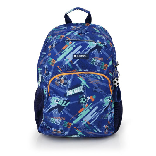 Gabol, School Backpack 1 Parts Crew 31x41x16cm#238406/2026 Blue.