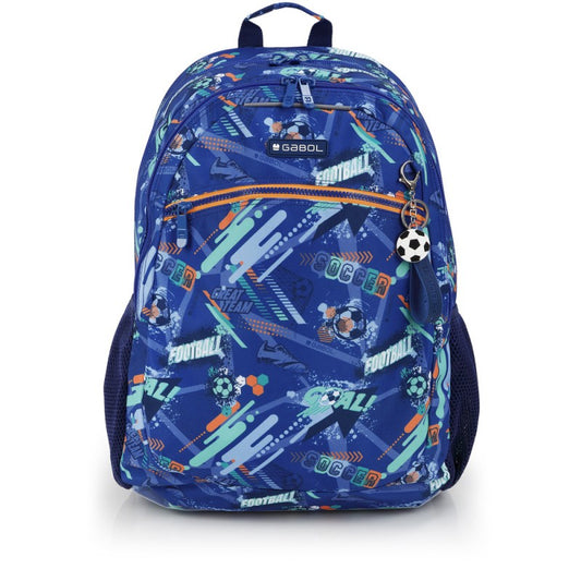 Gabol, School Backpack 2 Parts Crew 34 x 46 x 20 cm#238496/2026 Blue.